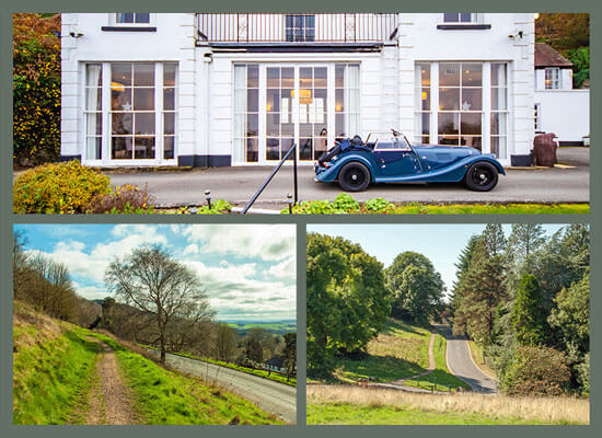 Hire a Morgan Motor and take a drive towards Ledbury from the hotel.